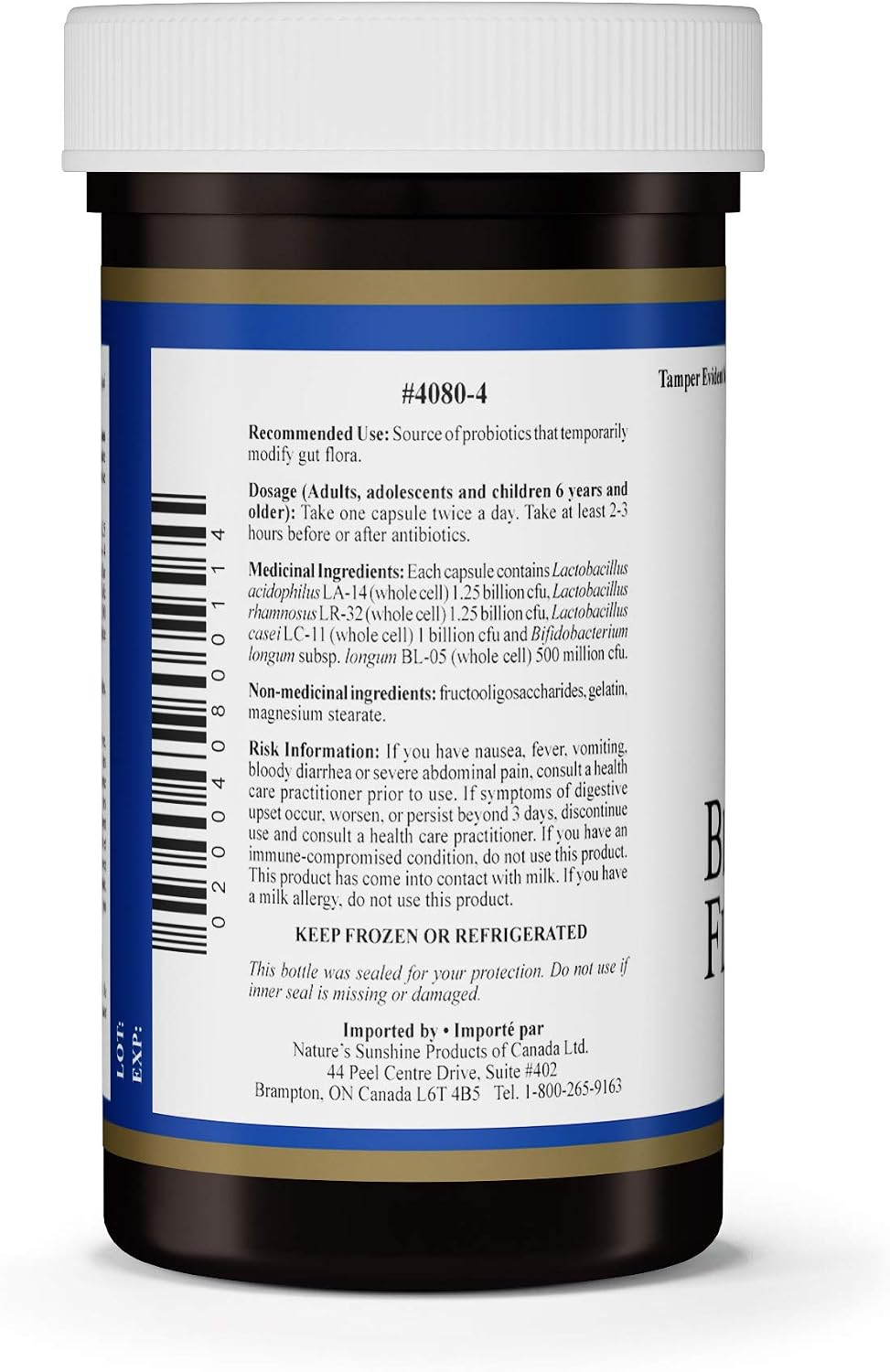 Nature's Sunshine Bifidophilus Flora Force, 90 Cápsulas