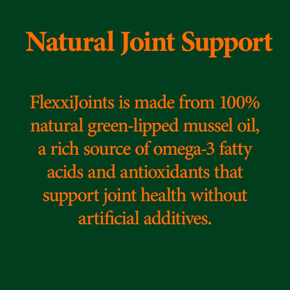 FlexxiJoints Omega-3 para Perros - Aceite de Mejillón de Labios Verdes (60 Cápsulas Blandas) – Image 5