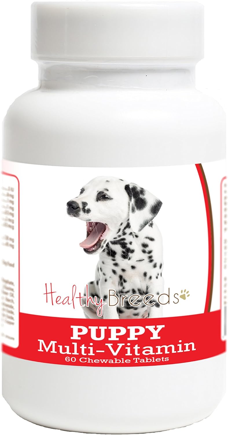 Healthy Breeds Bichon Frise Cachorro Multivitamínico en Comprimidos, 60 unidades
