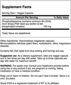 Swanson Fosfatidilserina Conjugada con DHA 100 mg, 30 Cápsulas