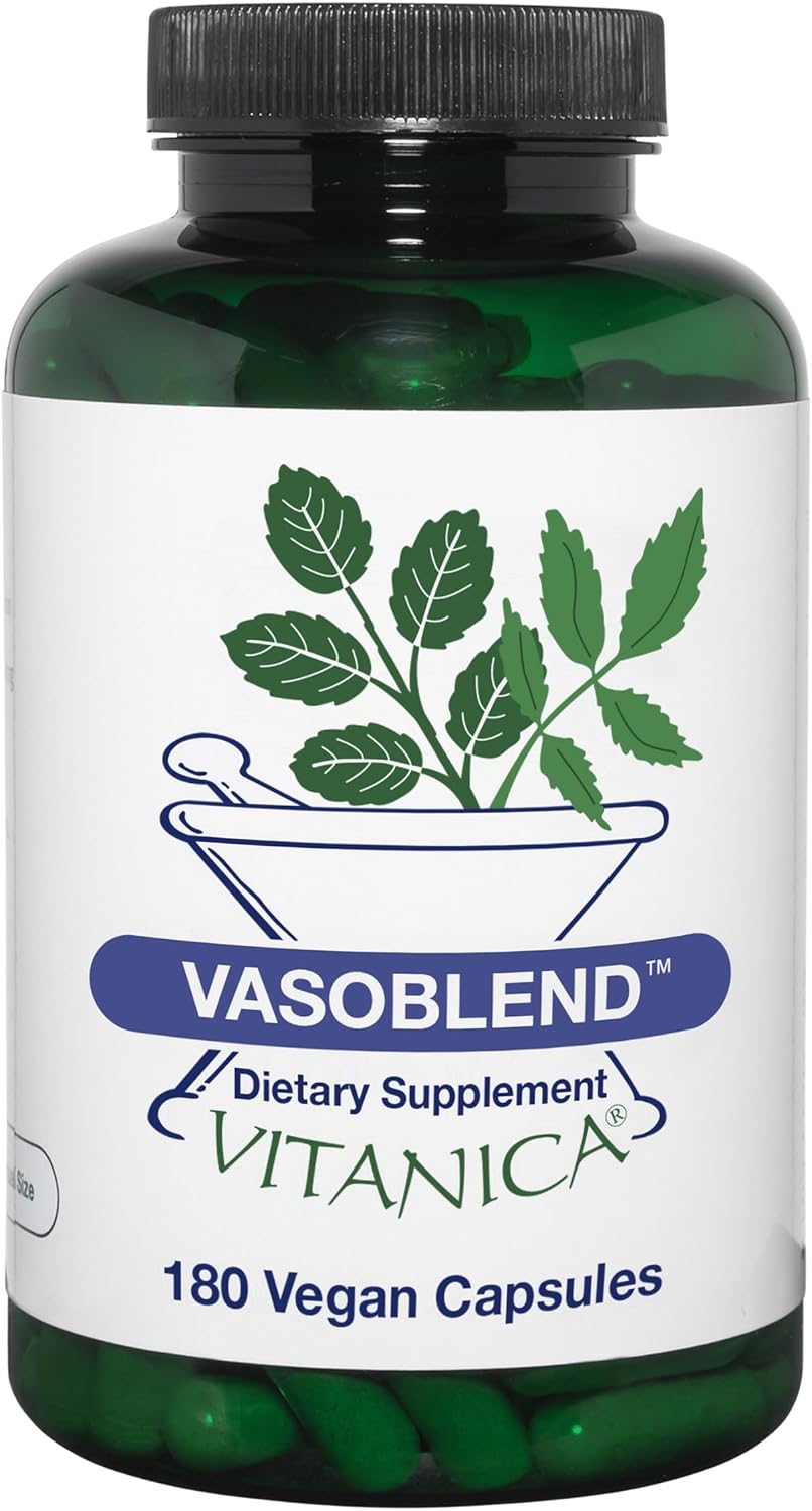 Vitanica VasoBlend, 180 Capsules - Cardiovascular Support