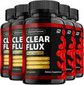 Clear Flux Cápsulas - ClearFlux Suplemento Avanzado, Fórmula Natural para Mantener Niveles Saludables (5 Paquete - 300 Cápsulas)