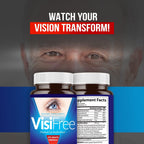 VisiFree Suplemento Ocular para Adultos - Cápsulas de Luteína, Zeaxantina y Astaxantina - 6 Pack