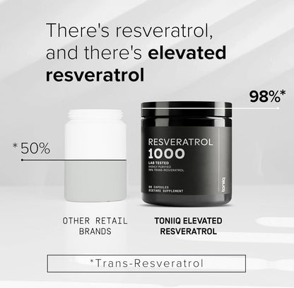 Ultra High Potency Trans Resveratrol 1000mg - 98% Puro - Extracto de Raíz de Polygonum - 60 Cápsulas – Image 3