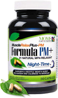 All Natural Muscle Relax Formula PM Plus - Relajante Nocturno Natural (50 Comprimidos)