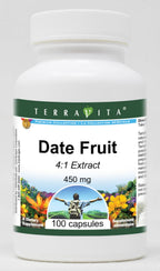 Extracto de Dátil 4:1 – 450 mg, 100 Cápsulas