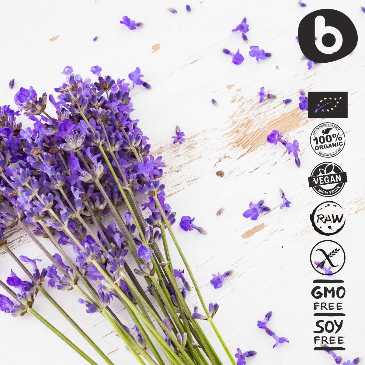 Cápsulas de Lavanda Orgánica - 90 Cápsulas Veganas para Relajación y Bienestar