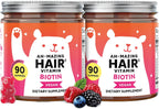 Gominolas de Biotina 5.000 mcg con Vitaminas C y E - 60 Unidades Veganas