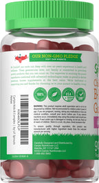 Carlyle Kids B Complex Gummies | 90 Gominolas | Con Vitaminas B1, B2, B6, B12 y Extracto de Ashwagandha | Sabor Melocotón y Frambuesa | Vegano, Sin Gluten y No-GMO