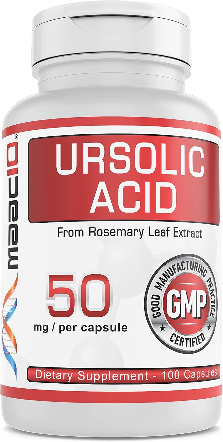 MAAC10 Ácido Ursólico 300 mg - Extracto de Romero - 120 Cápsulas