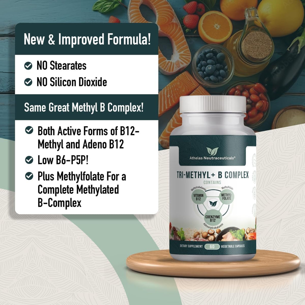 Tri-Methyl+ B Complex - Complejo B Metilado con Formas Activas de B12 y Metilfolato