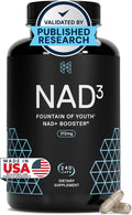 HPN NAD3 Clinical NAD+ Booster - Potenciador de NAD+ para Salud Celular y Energía Natural