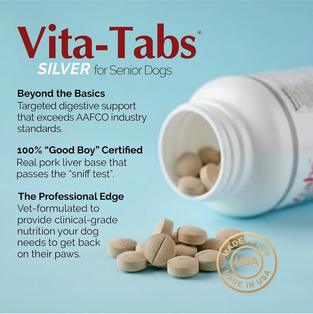 Silver - Multivitamin for Senior Dogs - 100 Chewable Tablets