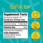 Plus Factor Cellular Boost Complex - 3% Methylene Blue & Silver Nano Particles - 50 ml