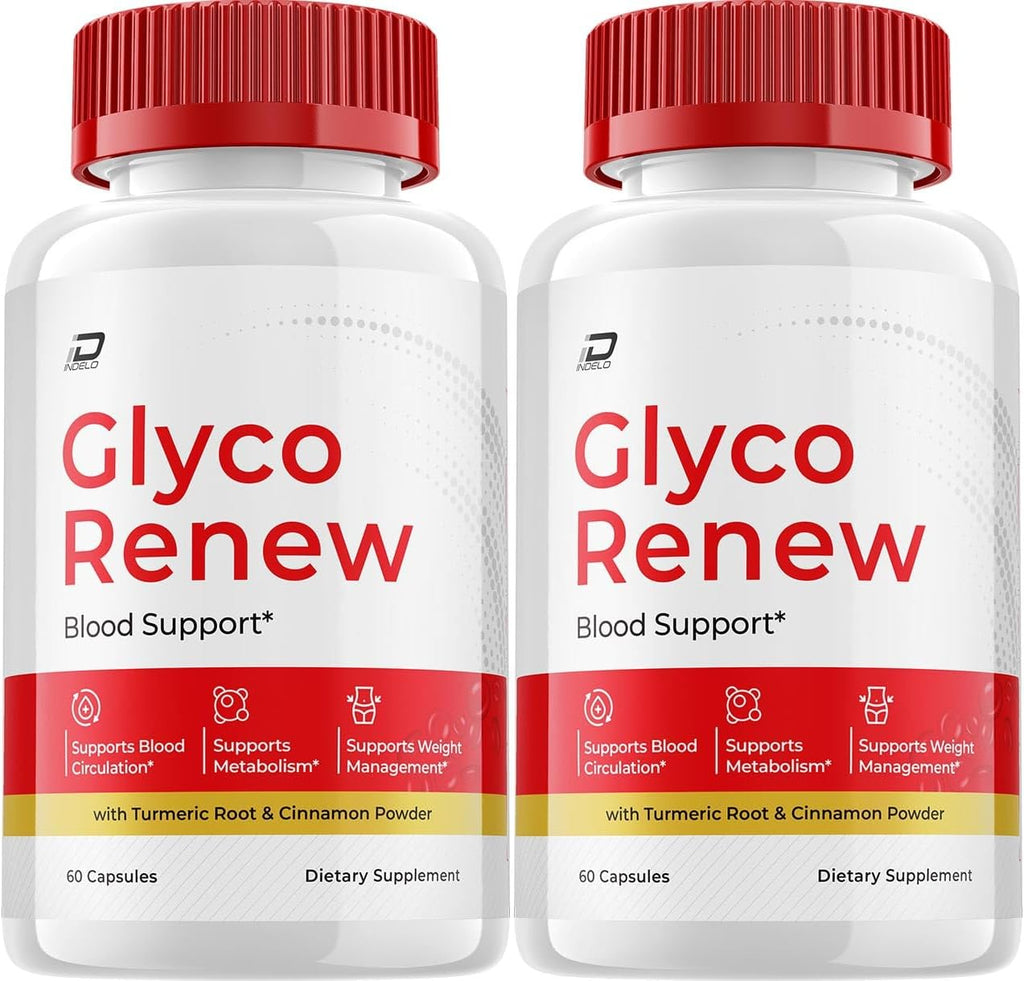 Glyco Renew Cápsulas, GlycoRenew Suplemento Avanzado, Fórmula Natural (2 Paquetes - 120 Cápsulas)