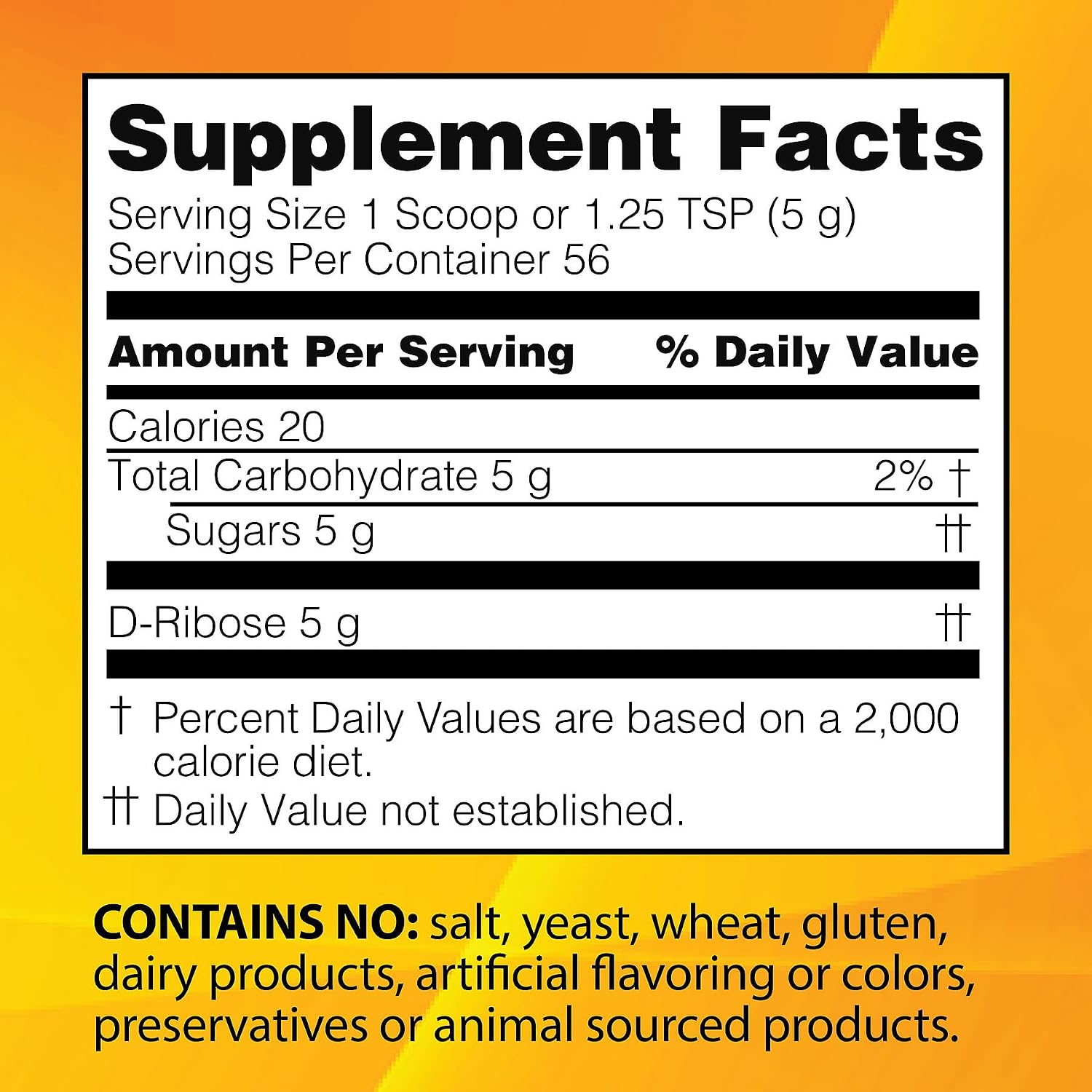 S.H.I.N.E.® D-Ribose con Bioenergy Ribose® 280 g