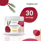 Brightcore Nutrition BrightBeets Polvo de Remolacha, Sabor Manzana Roja, 150 Gramos, 30 Porciones