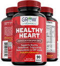 Heart Support Supplement, Promotes Cardiovascular Health, Triglyceride, Homocysteine, and CRP Levels, Natural Artery Cleanse, Made with 22 Premium Herbs & Vitamins