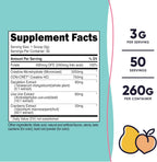 Nutricost Creatina Monohidrato en Polvo Micronizada, Sabor Melocotón Mango, 50 Servicios - Vegana, Sin Gluten