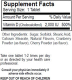 Dialyvite Vitamina D3 Masticable (2.000 UI) - Sabor Berry Burst - 90 Comprimidos