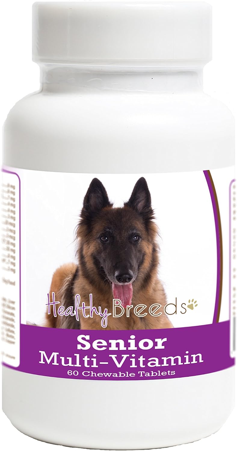 Healthy Breeds Belgian Tervuren Senior Dog Multivitamin Tablets 60 Count