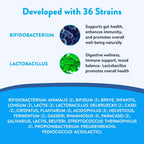 KefirLab Probiotics 100 Billion CFU - 36 Strains - Vegan & Organic - Dreamsicle (16-Pack)