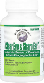 Clear Eye & Sharp Ear - Suplemento alimenticio en cápsulas, 500 mg, 60 cápsulas