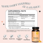 Future Kind Multivitamínico Diario 3 en 1 - Vegano con B12, D3 y Omega-3 - 60 Cápsulas Blandas