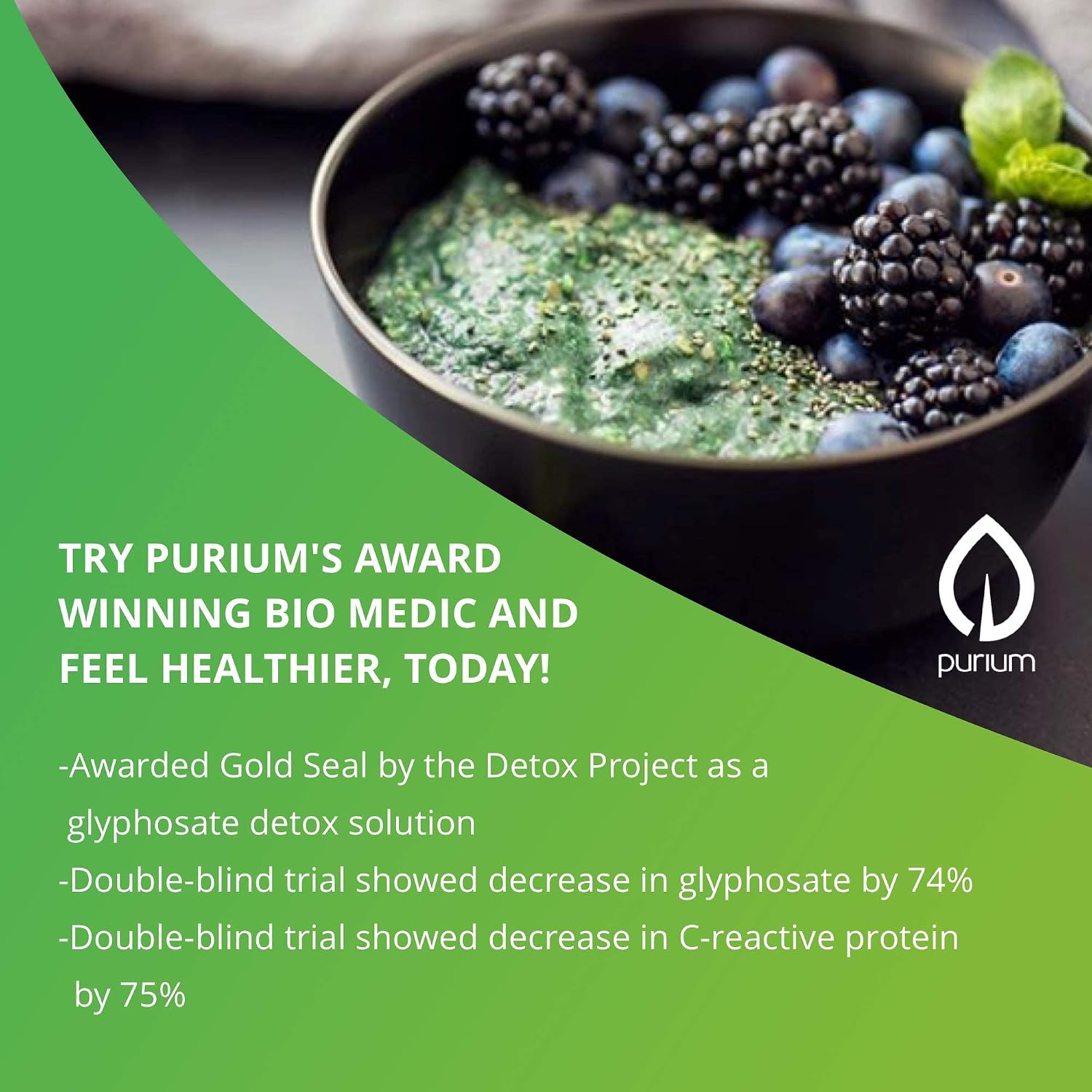 Purium Biome Medic - 60 Cápsulas Veganas - Apoyo a la Salud Intestinal