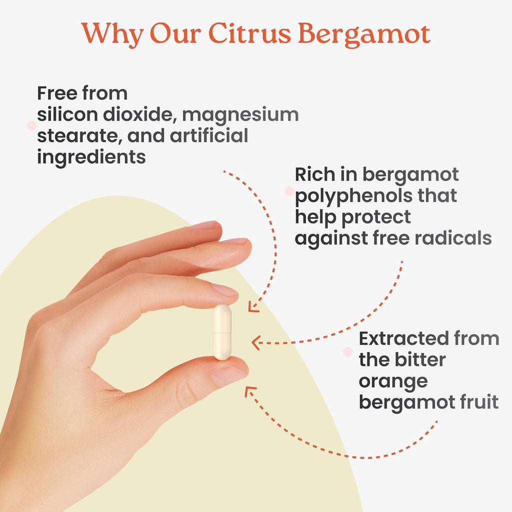 Citrus Bergamot 500 mg - 120 Cápsulas Veganas