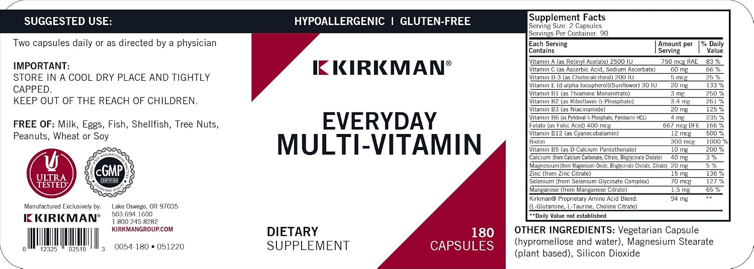 EveryDay Multi-Vitamin Capsules - Hypo