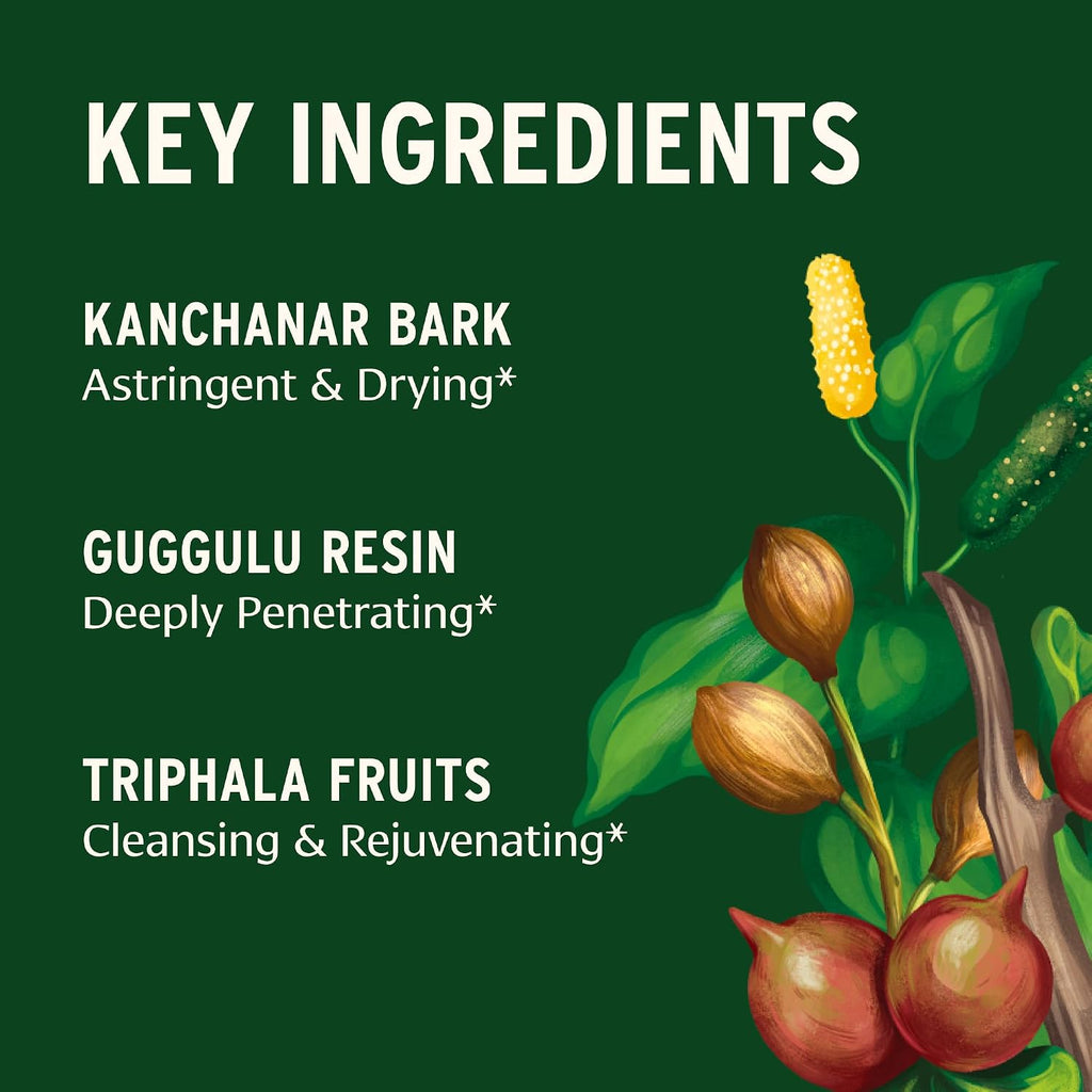 Banyan Botanicals Kanchanar Guggulu Tablets – Organic Lymphatic Supplement with Guggulu Resin – 90 Tablets – Vegan Non-GMO