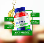 Trim Keto Tonic Gomitas Keto ACV con Vitamina B12 - 2 Paquetes (120 Gomitas)