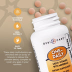 GeriCare Multivitamínico Diario con Minerales para Hombres y Mujeres, 100 Comprimidos