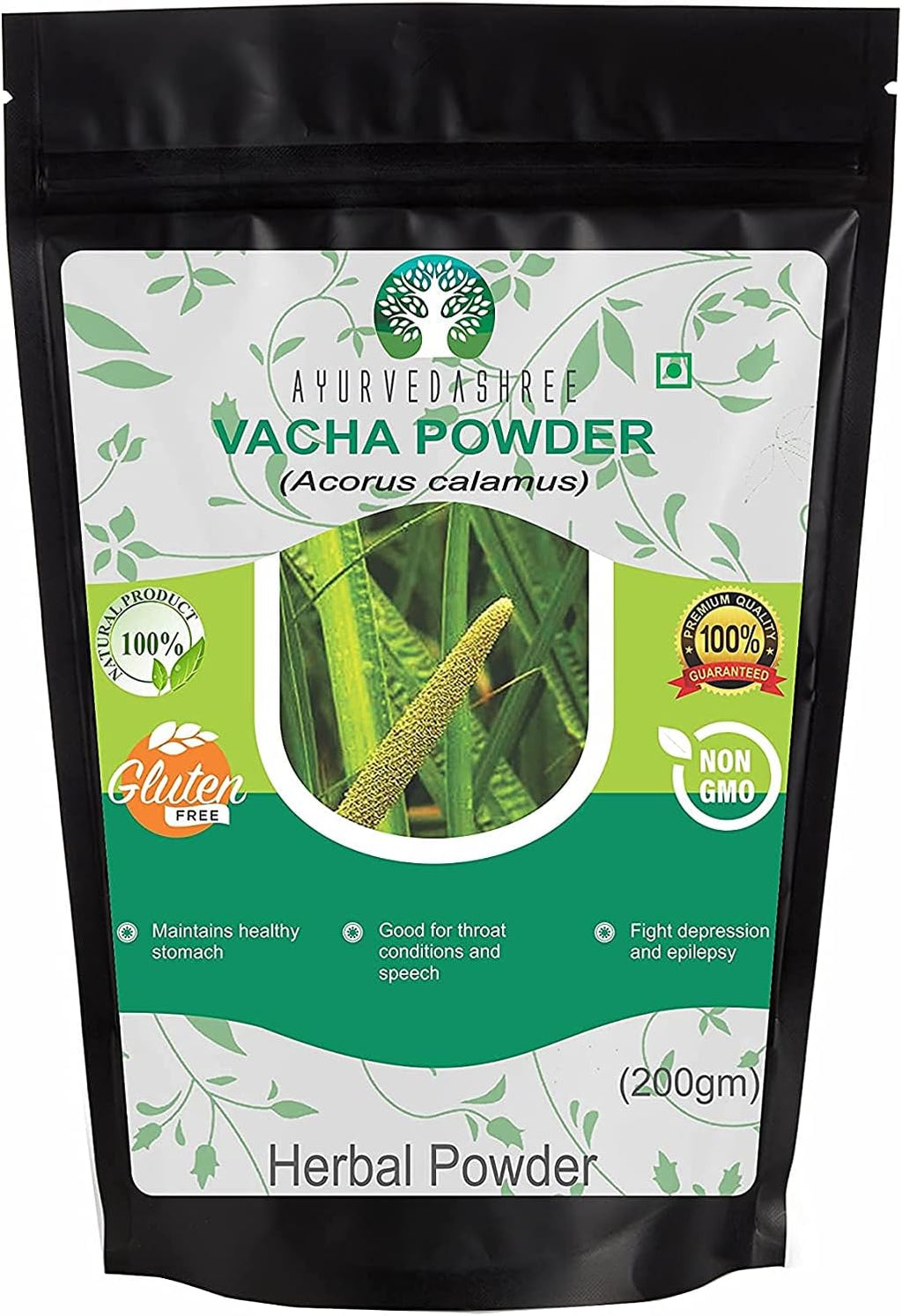 Polvo de Cálamo (Acorus Calamus) 200g - AYURVEDASHREE