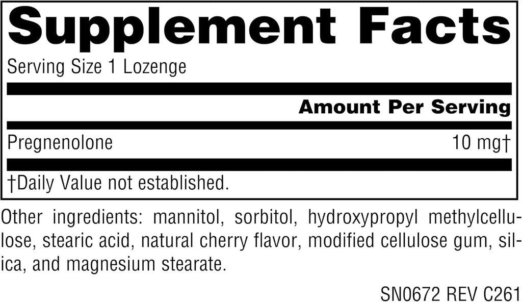 Source Naturals Pregnenolona 10 mg, 120 Tablets