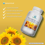 Nature's Lab Vitamin D3 Plus - Vitamina D3 y K2 (MK-7), 5000 UI + 100 mcg, 90 Cápsulas