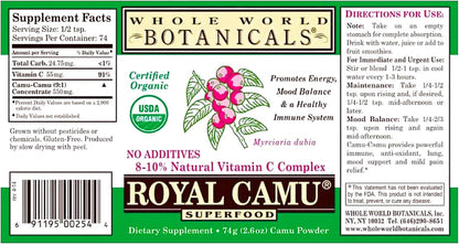 Royal Camu Camu Powder - Whole Fruit (Dark) Powder Natural Vitamin C Source – Image 2