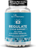 Regulate Cycle Support - Myo-Inositol 2000 mg y D-Chiro Inositol 50 mg - 40:1 - 120 Cápsulas Veganas