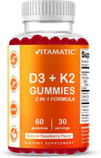 Vitamatic Vitamina D3 + K2 Gominolas – 60 unidades