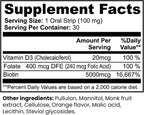 Primal Hair Biotina 5000mcg Tiras Orales Sublinguales – 30 Unidades