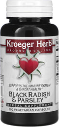Kroeger Herb Black Radish and Parsley, 100 Capsules