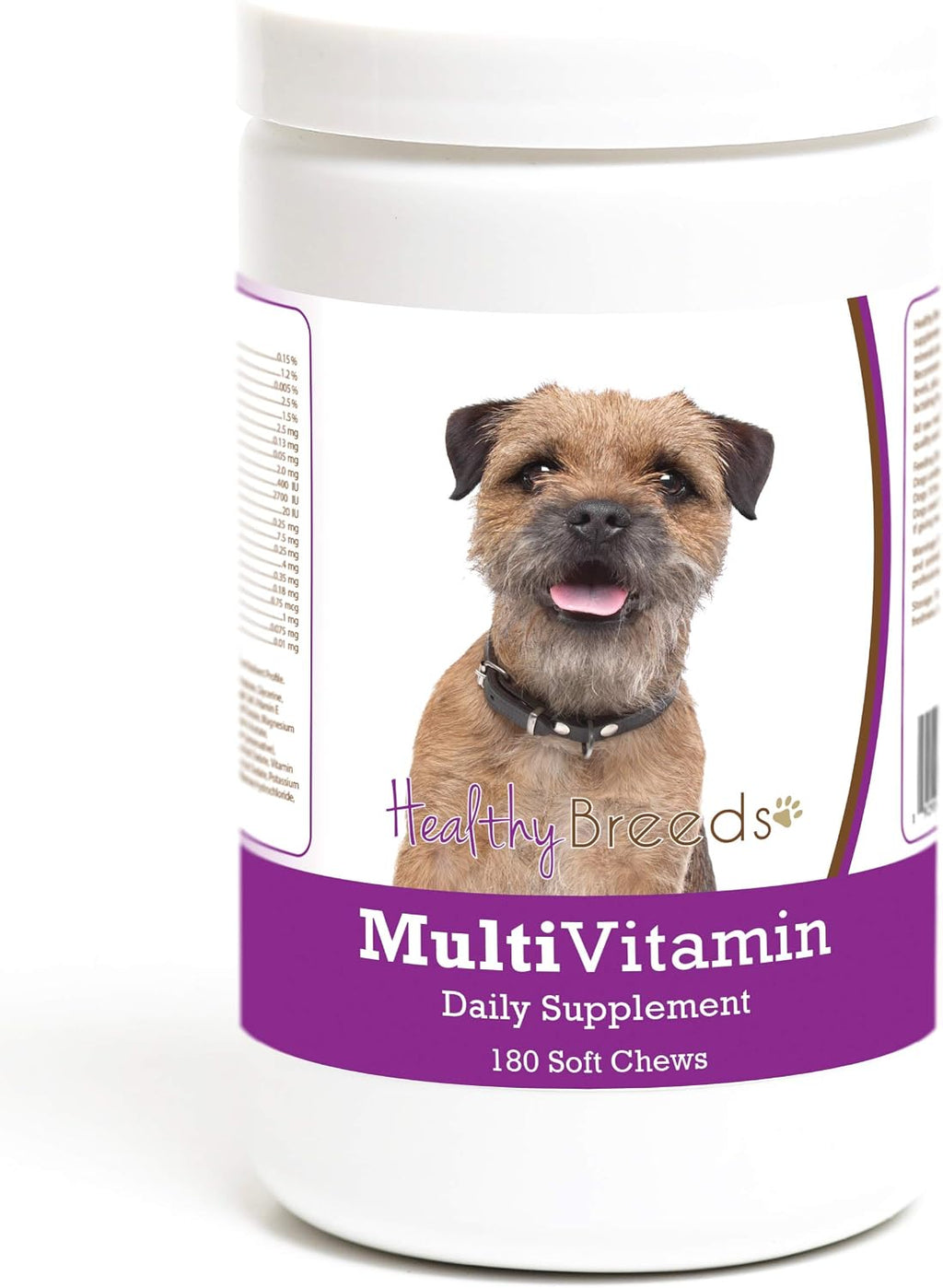 Healthy Breeds Multivitamínico para Perros Border Terrier - 180 Golosinas Blandas