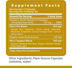 Premier Research Labs Essential C Complex - Whole Food Natural Vitamin C with Amla, Bioflavonoids, and Rose Hips - 60 Plant-Source Capsules