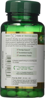 Nature's Bounty Biotina 10.000 mcg, Softgels de Liberación Rápida, 120 unidades (Pack de 5)