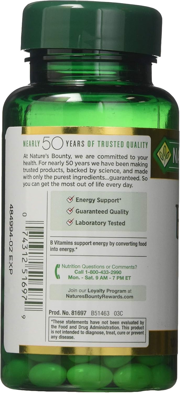 Nature's Bounty Biotina 10.000 mcg, Softgels de Liberación Rápida, 120 unidades (Pack de 5)