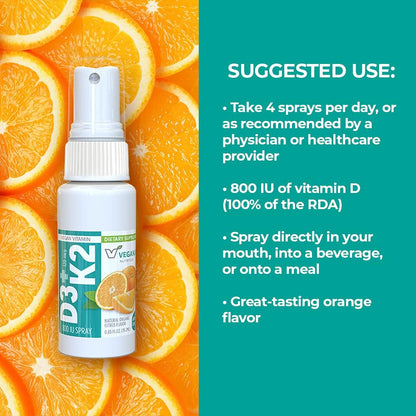 Vitamina D3 y K2 Spray Oral - Vegan Life – La vitamina D contribuye al mantenimiento de los niveles normales de – Image 2