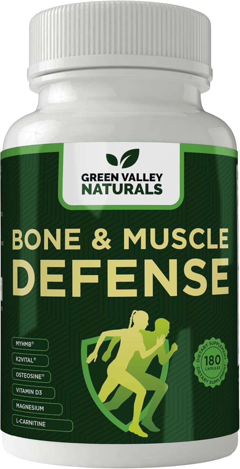 Green Valley Naturals Bone & Muscle Defense - 180 Cápsulas
