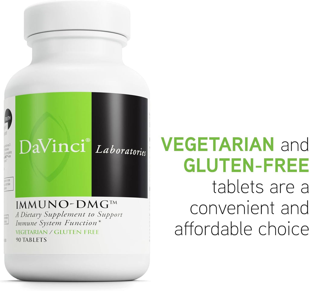 DAVINCI Labs Immuno-DMG - 90 Comprimidos Vegetarianos
