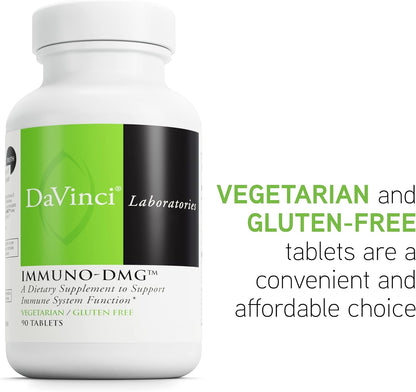 DAVINCI Labs Immuno-DMG - 90 Comprimidos Vegetarianos – Image 5